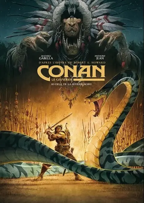 Couverture de l'album Conan le Cimmérien Tome 3 Au-delà de la rivière noire