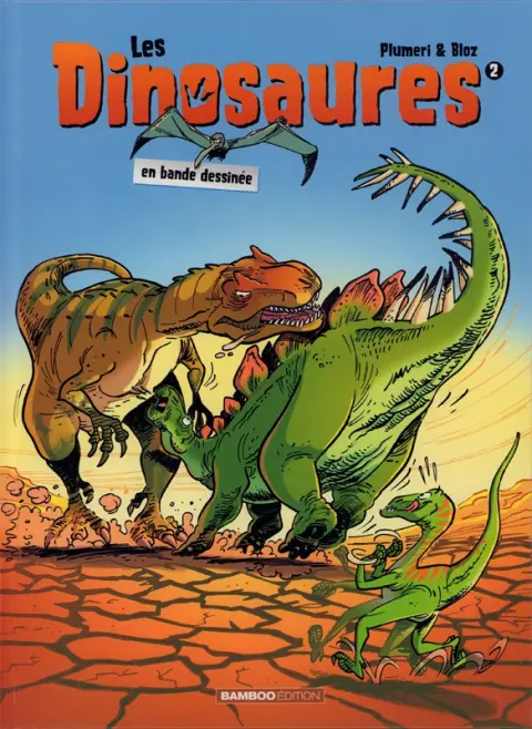 Couverture de l'album Les Dinosaures en BD Tome 2