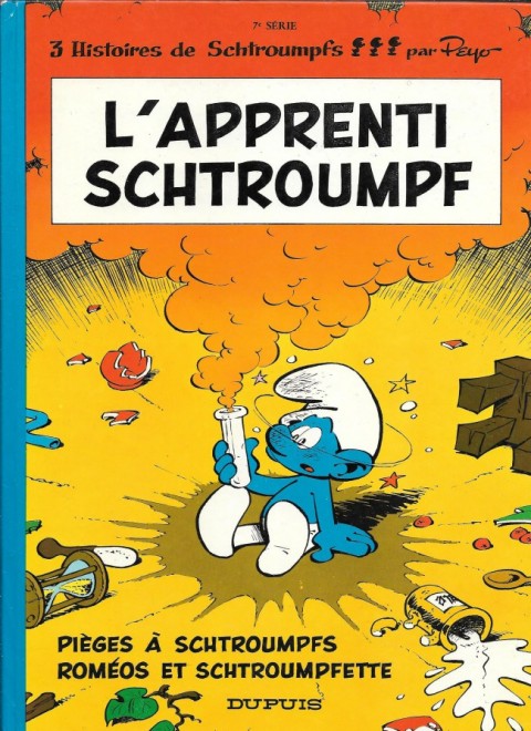 Couverture de l'album Les Schtroumpfs Tome 7 L'apprenti Schtroumpf