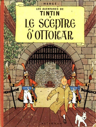Couverture de l'album Tintin Tome 8 Le sceptre d'ottokar