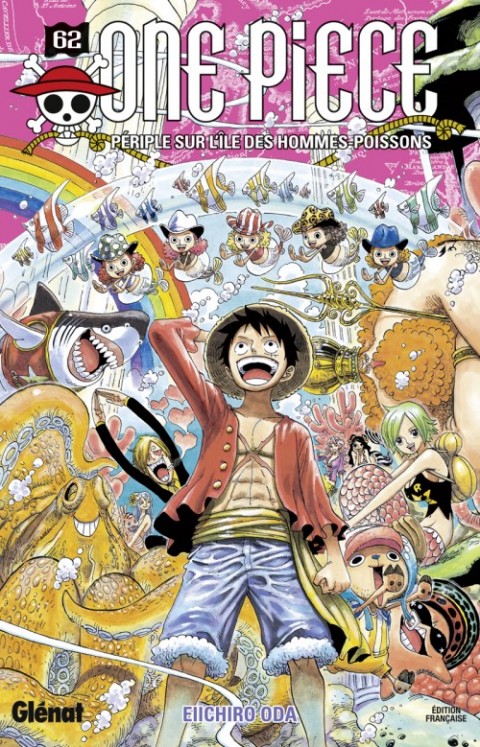 Couverture de l'album One Piece Tome 62 Périple sur l'île des hommes poissons