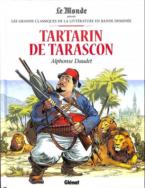 Couverture de l'album Les Grands Classiques de la littérature en bande dessinée Tome 21 Tartarin de Tarascon