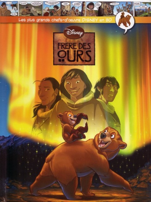 Couverture de l'album Les plus grands chefs-d'œuvre Disney en BD Tome 24 Frère des ours