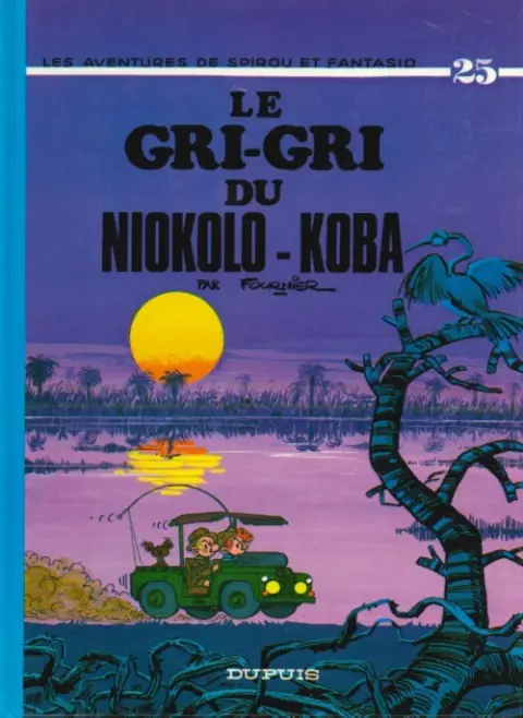 Couverture de l'album Spirou et Fantasio Tome 25 Le gri-gri du Niokolo-Koba