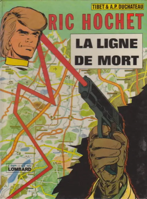 Couverture de l'album Ric Hochet Tome 23 La ligne de mort