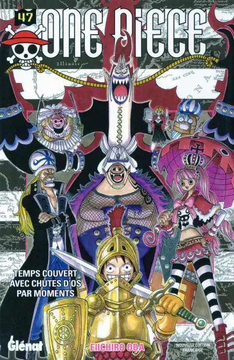 One Piece Tome 47 Temps couvert avec chutes d'os par moments
