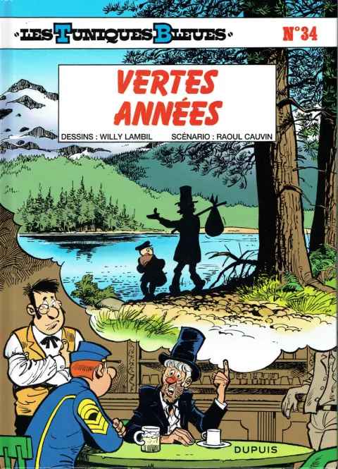 Couverture de l'album Les Tuniques Bleues Tome 34 Vertes années