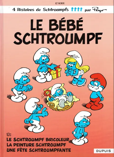Couverture de l'album Les Schtroumpfs Tome 12 Le bébé schtroumpf