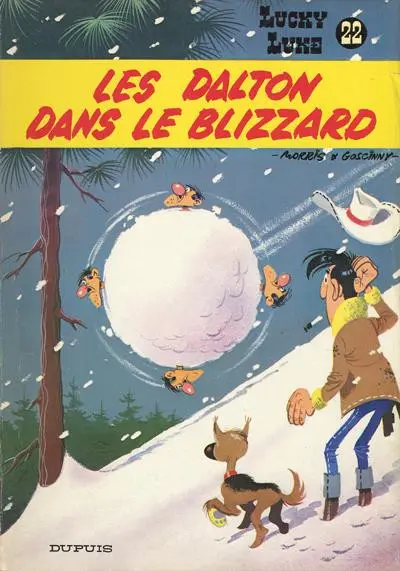 Couverture de l'album Lucky Luke Tome 22 Les Dalton dans le blizzard