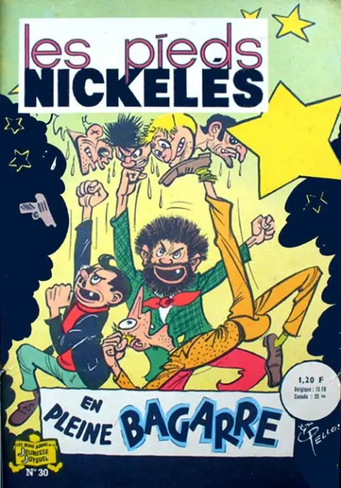 Couverture de l'album Les Pieds Nickelés Tome 30 Les Pieds Nickelés en pleine bagarre