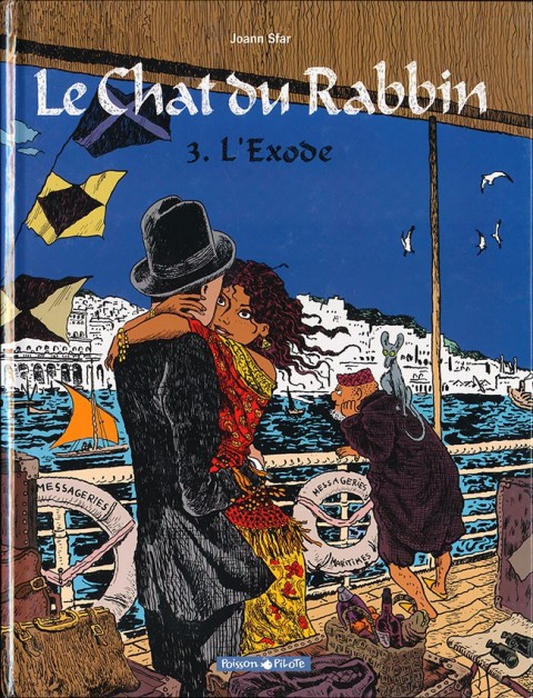 Couverture de l'album Le Chat du Rabbin Tome 3 L'exode