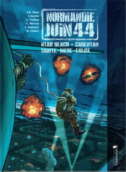 Couverture de l'album Normandie juin 44 Vagabondages Tome 2 Utah Beach - Carentan - Sainte-Mère-Eglise
