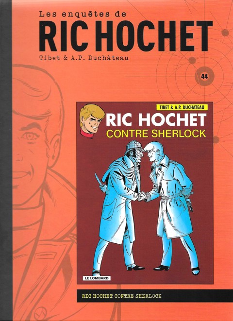 Couverture de l'album Les enquêtes de Ric Hochet Tome 44 Ric Hochet contre Sherlock