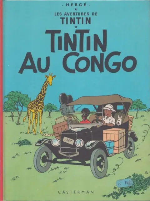 Couverture de l'album Tintin Tome 2 Tintin au Congo
