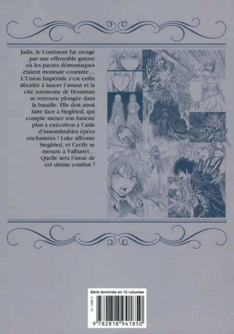 Verso de l'album The Sacred Blacksmith 10