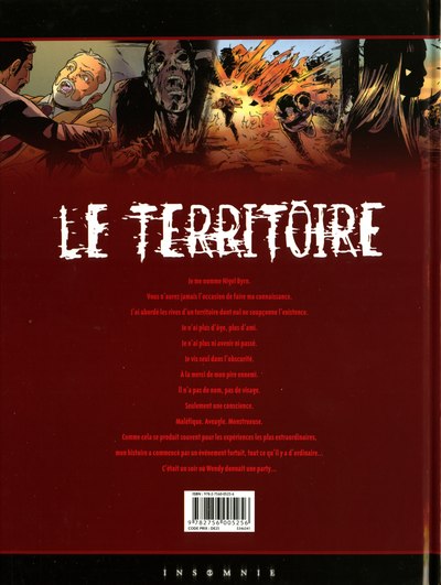 Verso de l'album Le Territoire Tome 5 Palingénésie