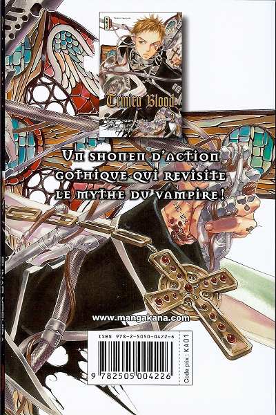 Verso de l'album Trinity Blood 2