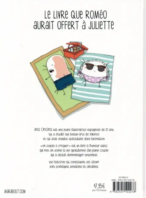 Verso de l'album Un Couple à Croquer