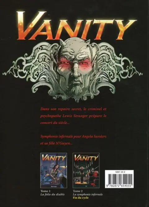 Verso de l'album Vanity Tome 2 La symphonie infernale