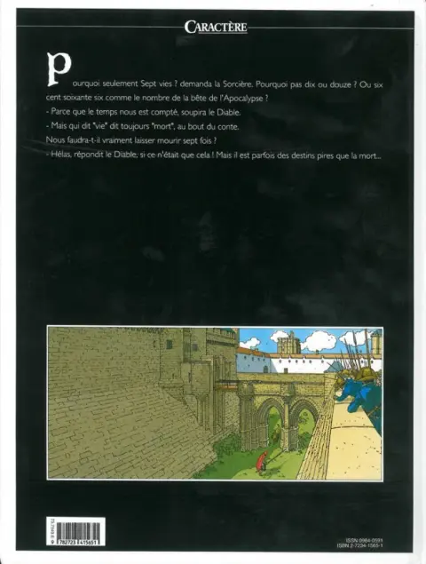 Verso de l'album Les 7 Vies de l'Épervier Tome 5 Le maître des oiseaux