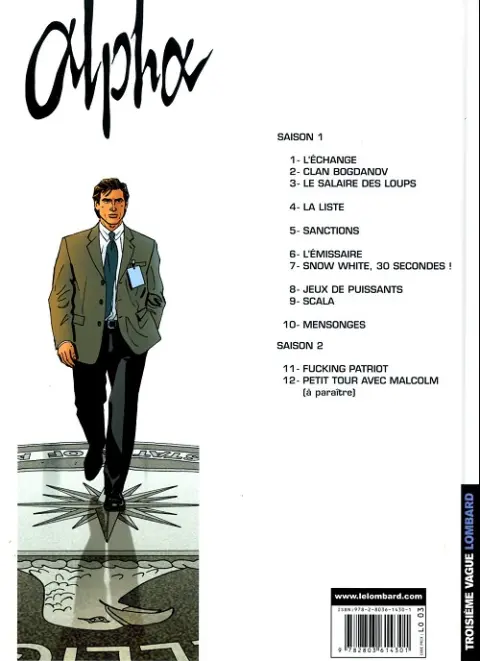 Verso de l'album Alpha Tome 3 Le salaire des loups