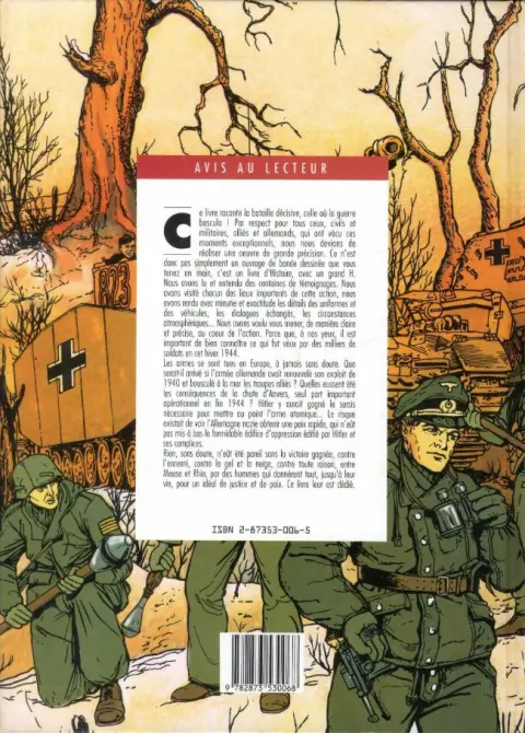 Verso de l'album Nuts ! - La Bataille des Ardennes Tome 1 L'Offensive