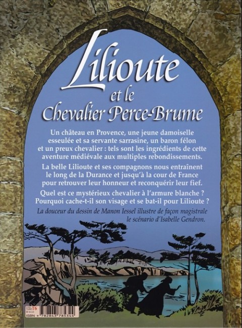 Verso de l'album Lilioute et le chevalier Lilioute et le chevalier Perce-Brume