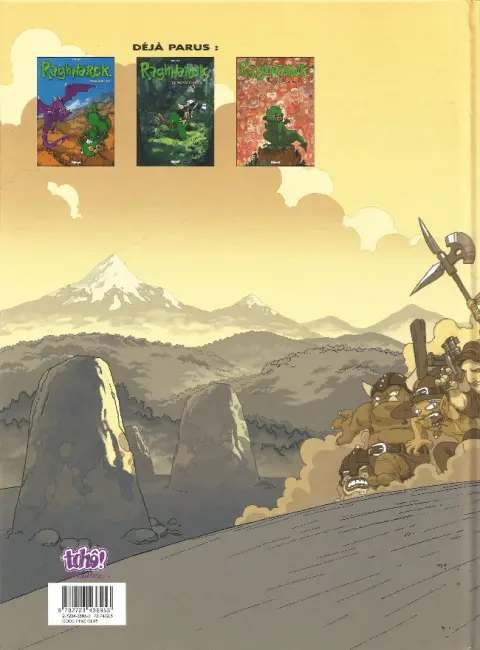Verso de l'album Raghnarok Tome 2 Fées et gestes
