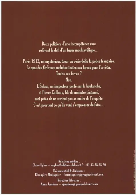 Verso de l'album Le Vendangeur de Paname