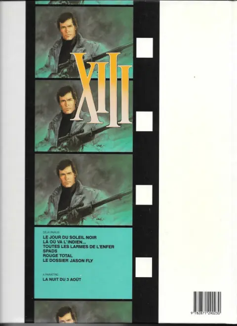 Verso de l'album XIII Tome 4 SPADS