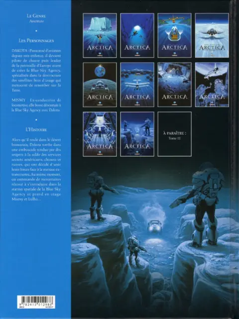 Verso de l'album Arctica Tome 10 Le complot