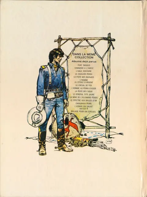 Verso de l'album Blueberry Tome 15 Ballade pour un cercueil