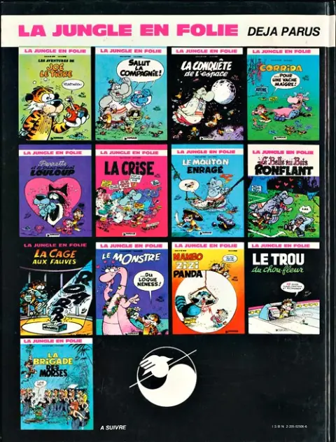Verso de l'album La Jungle en folie Tome 13 La brigade des morses