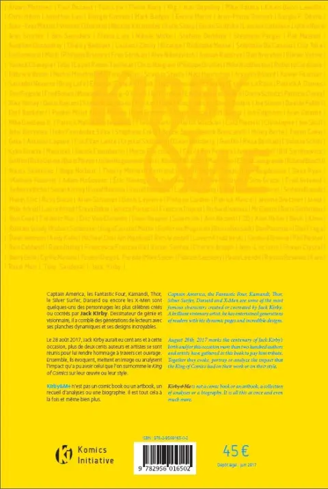 Verso de l'album Kirby & Me