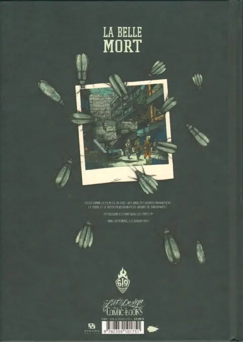 Verso de l'album La Belle mort