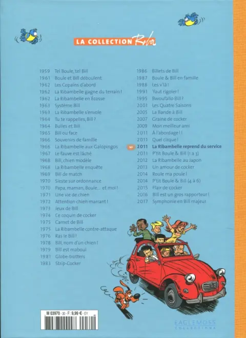 Verso de l'album La Collection Roba Tome 30 La Ribambelle reprend du service