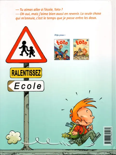 Verso de l'album Les Blagues de Toto Tome 2 La rentrée des crasses