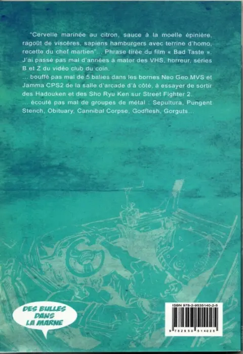 Verso de l'album Artbook Artbook by Niro