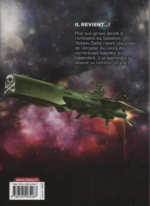 Verso de l'album Capitaine Albator - Dimension voyage 2