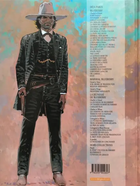 Verso de l'album Blueberry Tome 24 Mister Blueberry