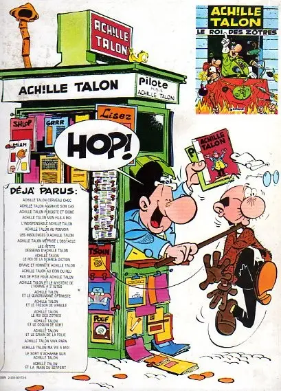 Verso de l'album Achille Talon Tome 19 Achille Talon et le grain de folie