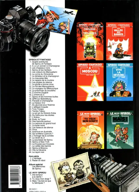 Verso de l'album Spirou et Fantasio Tome 27 L'Ankou