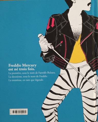 Verso de l'album Freddie Mercury