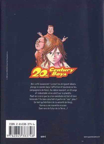 Verso de l'album 20th Century Boys 13