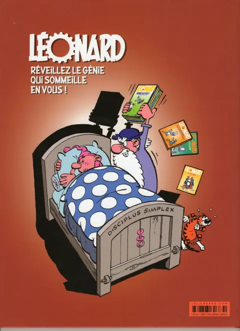 Verso de l'album Léonard Tome 40 Trésor de génie