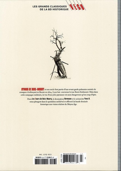 Verso de l'album Les grands Classiques de la BD Historique Vécu - La Collection Tome 23 Les Tours de Bois-Maury - Tome XIV : Vassya