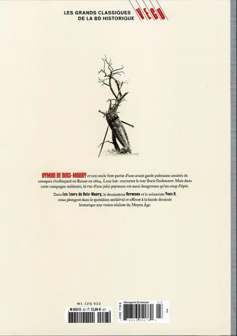Verso de l'album Les grands Classiques de la BD Historique Vécu - La Collection Tome 23 Les Tours de Bois-Maury - Tome XIV : Vassya