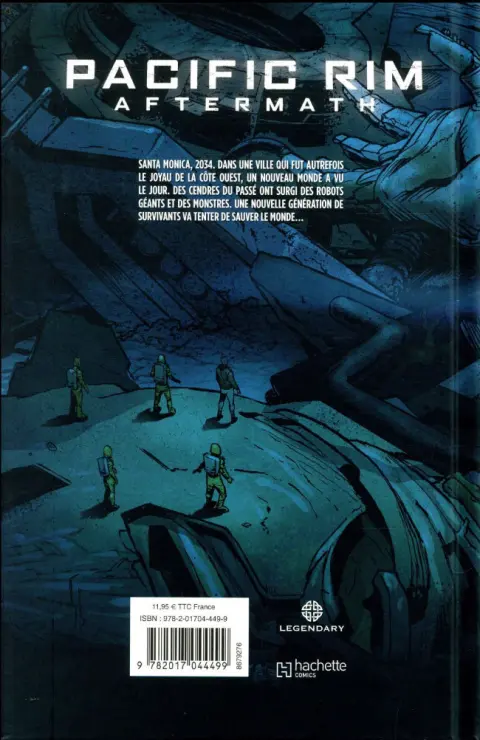 Verso de l'album Pacific Rim #1 Aftermath