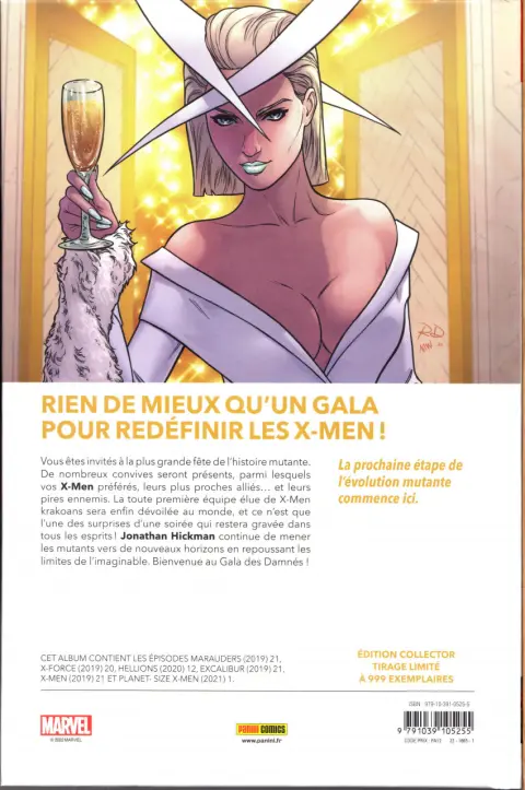 Verso de l'album X-Men: Hellfire Gala Volume 1/2