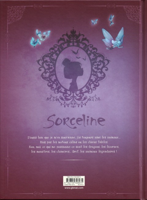 Verso de l'album Sorceline Tome 2 La fille qui aimait les animonstres